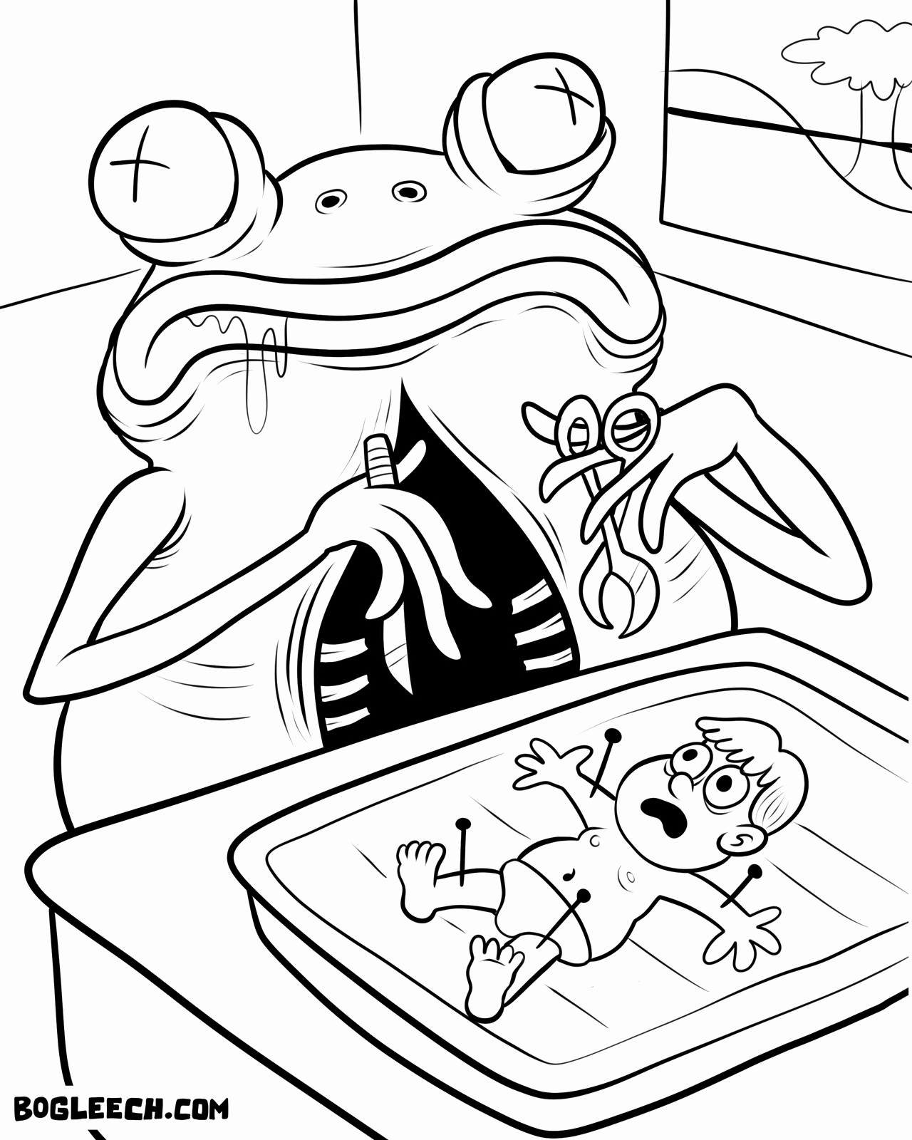Horror Coloring Pages