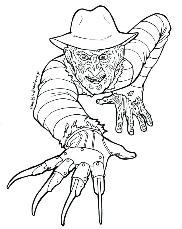 640x805 Horror Coloring Pages Nightmare Coloring Book In Wonderland