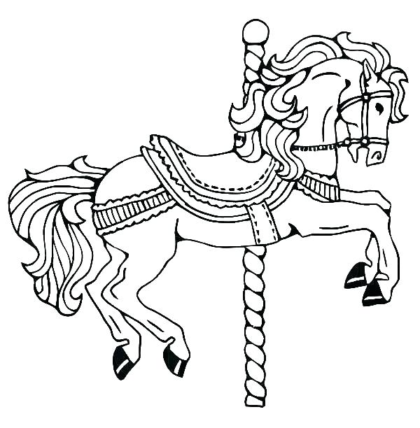 600x612 Printable Horse Pictures To Color Page Free Printable Horse