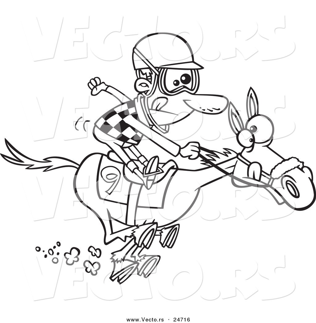 1024x1044 Coloring Pages Race Horses Best Of Vector Of A Cartoon Jockey Man
