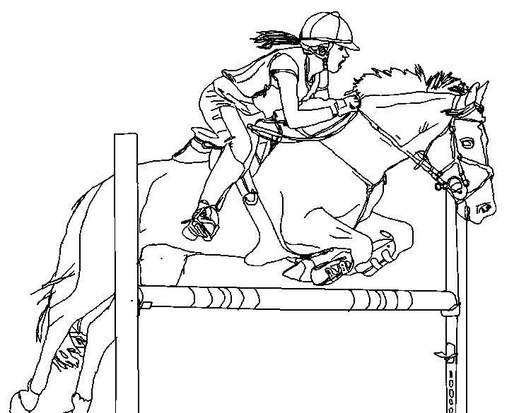 751x585 Horse Riding Coloring Pages S S Horseback Riding Coloring Pages