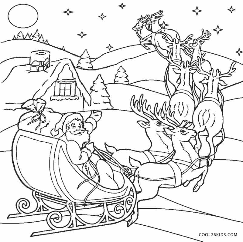 800x799 Free Printable Santa Coloring Pages For Kids Cool2bkids