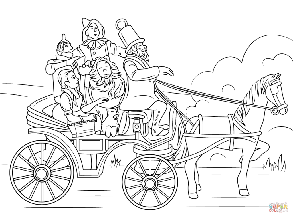 1024x764 Horse Of A Different Color Coloring Page Free Printable For Pages