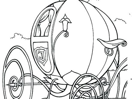 440x330 Carriage Coloring Pages Princess Carriage Coloring Pages