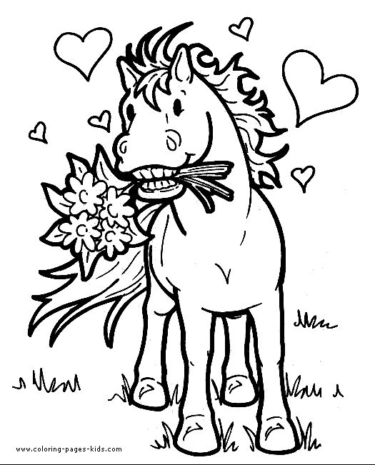 Horse Colering Pages