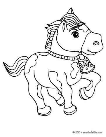 363x470 Horse Coloring Pages