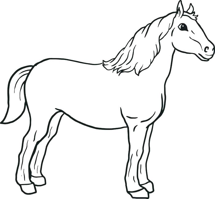 700x648 Coloring Page Of Horse Coloring Page Horse Coloring Page Horse