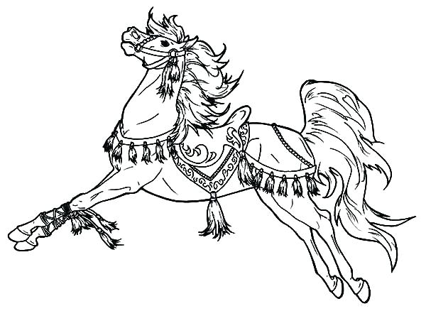 600x438 Horse Color Pages Horse Coloring Page Free Online Horse Coloring