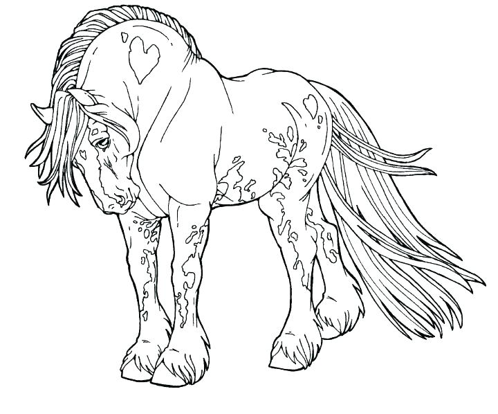 720x598 Galloping Horses Coloring Pages Galloping Horses Coloring Page