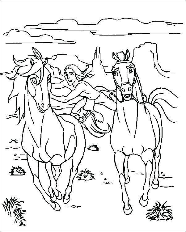 602x751 Lovely Wild Horse Coloring Pages Or Adult Coloring Page Horses