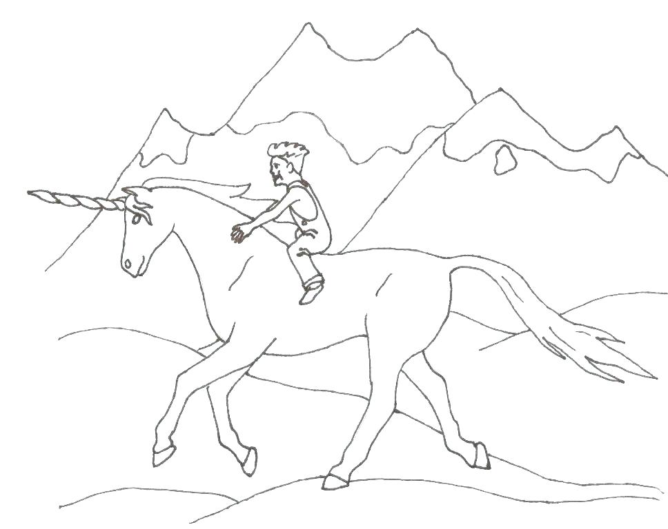 968x768 Wild Horse Herd Coloring Pages Unicorn Also For Girls Plus Image