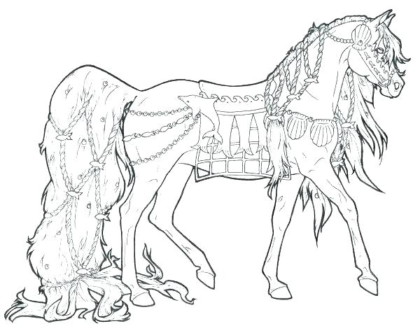 600x476 Coloring Page Of Horse Horse Coloring Pages Horse Coloring Pages