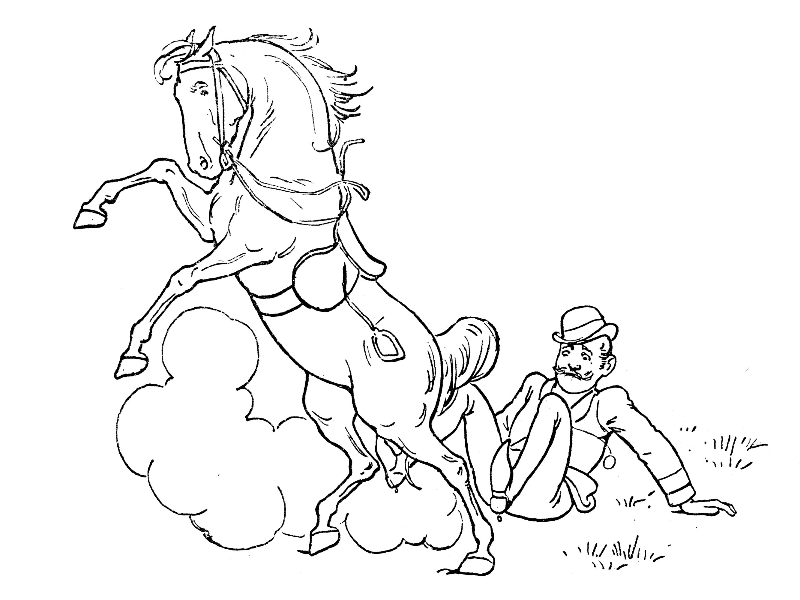 2667x2000 Horse Coloring Pages Horse Jumping Coloring Pages Kids Coloring