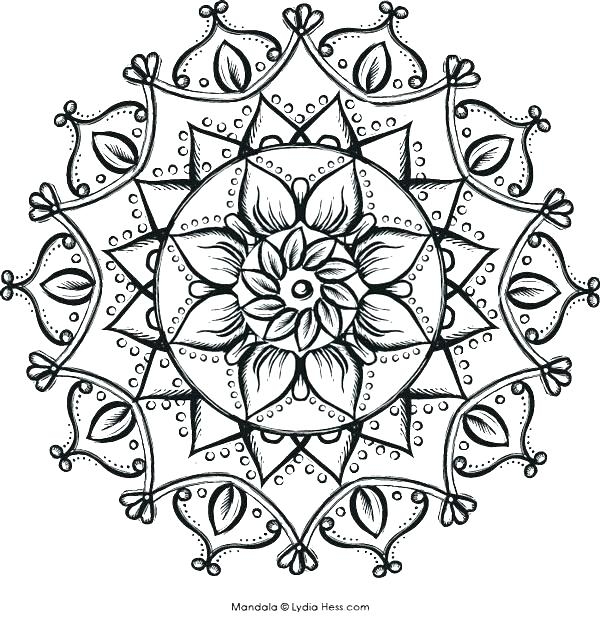 600x617 Coloring Pages Of Mandalas Amazing Animal Horse Mandala Coloring