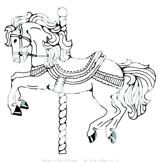 618x630 Horse Coloring Page Impair.co