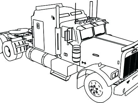 440x330 Truck And Horse Trailer Coloring Pages Inspirational Horse Trailer