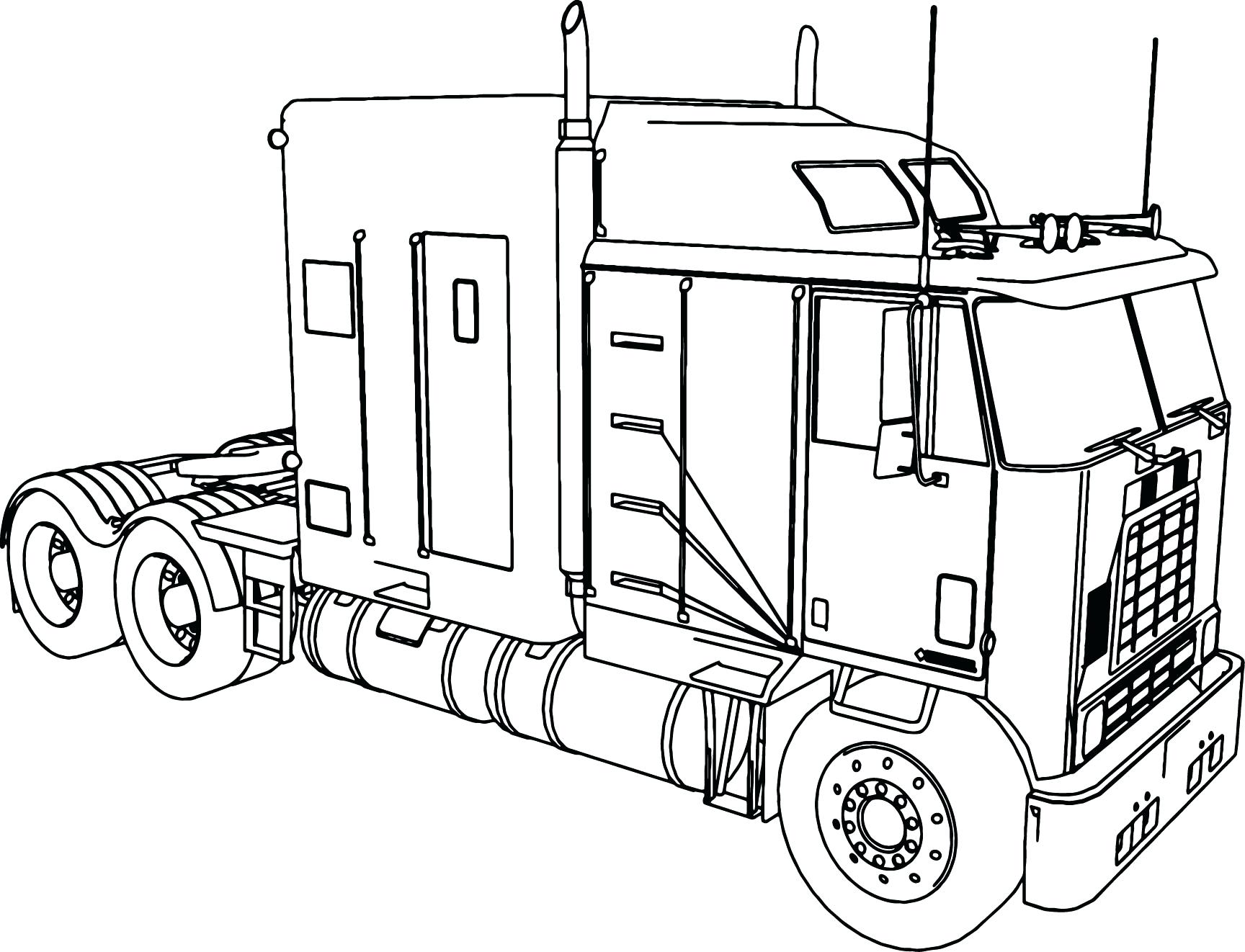 1728x1322 Best Of Coloring Tractor Trailer Coloring Pages