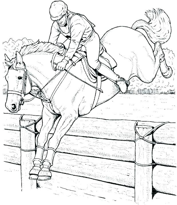 618x716 Breyer Coloring Pages Horse Coloring Pages Horse Jumping Coloring