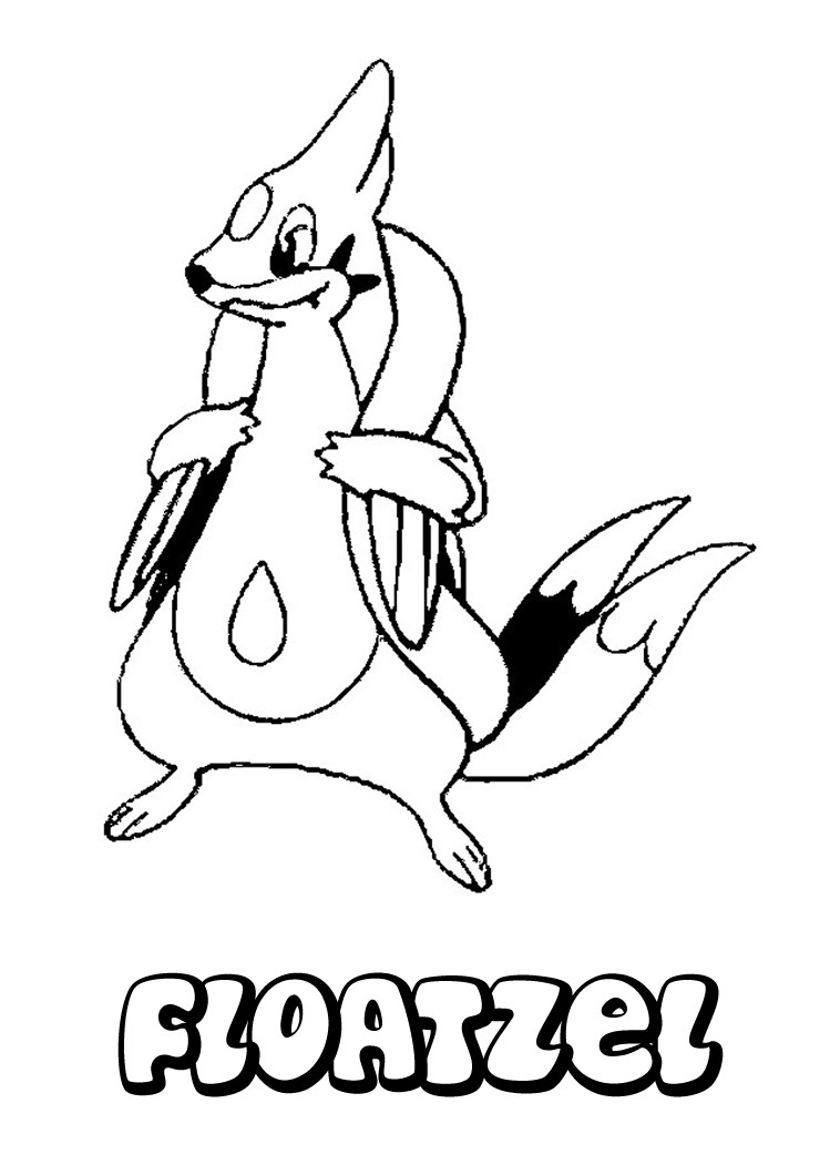749x1060 Floatzel Coloring Pages