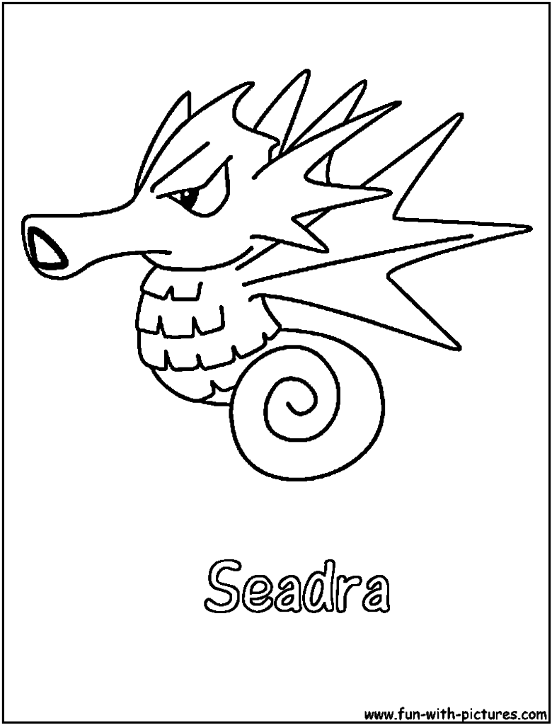 780x1024 Horsea Pokemon Coloring Pages Sketch Coloring Page Pokemon Horsea