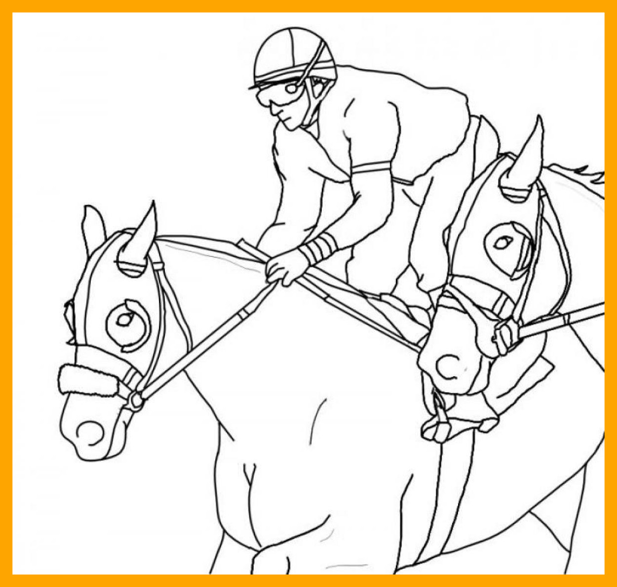 1250x1188 Horse Riding Coloring Pages