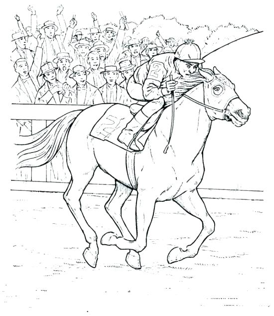 550x634 Printable Horse Pictures To Color