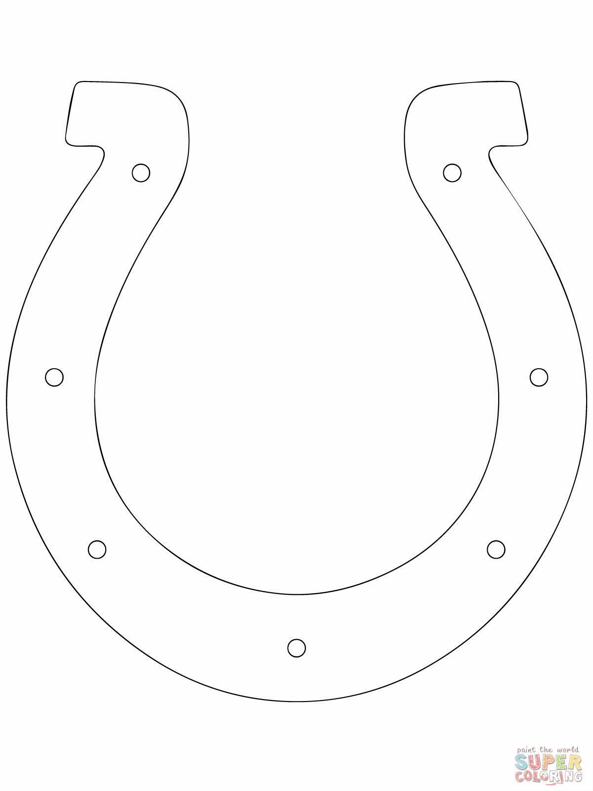 1200x1600 Big Horseshoe Coloring Page.jpg Kid Crafts