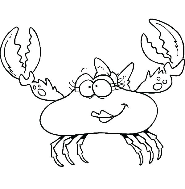 600x612 Crab Coloring Page Ghost Crab Coloring Page Photographs Crab