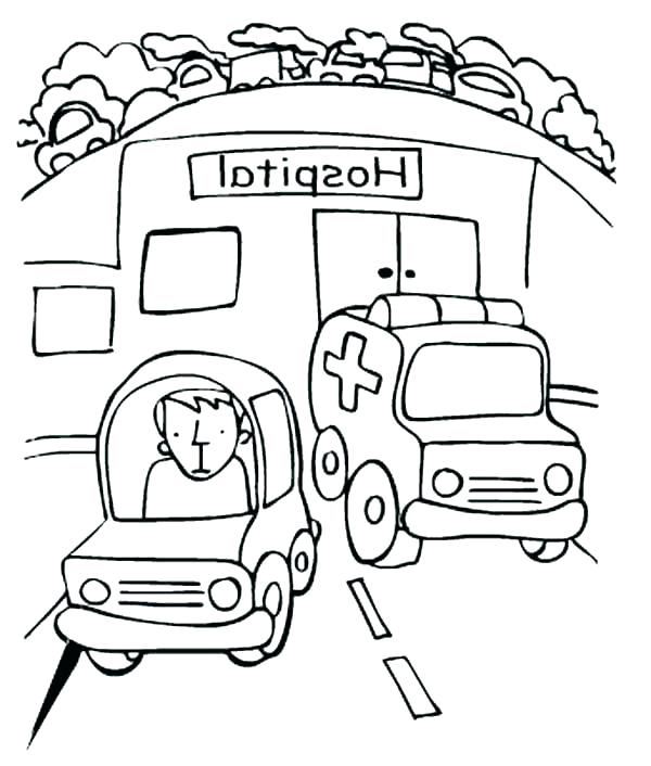 600x706 Coloring Pages Of Hospital Coloring Pages Of Hospital Coloring