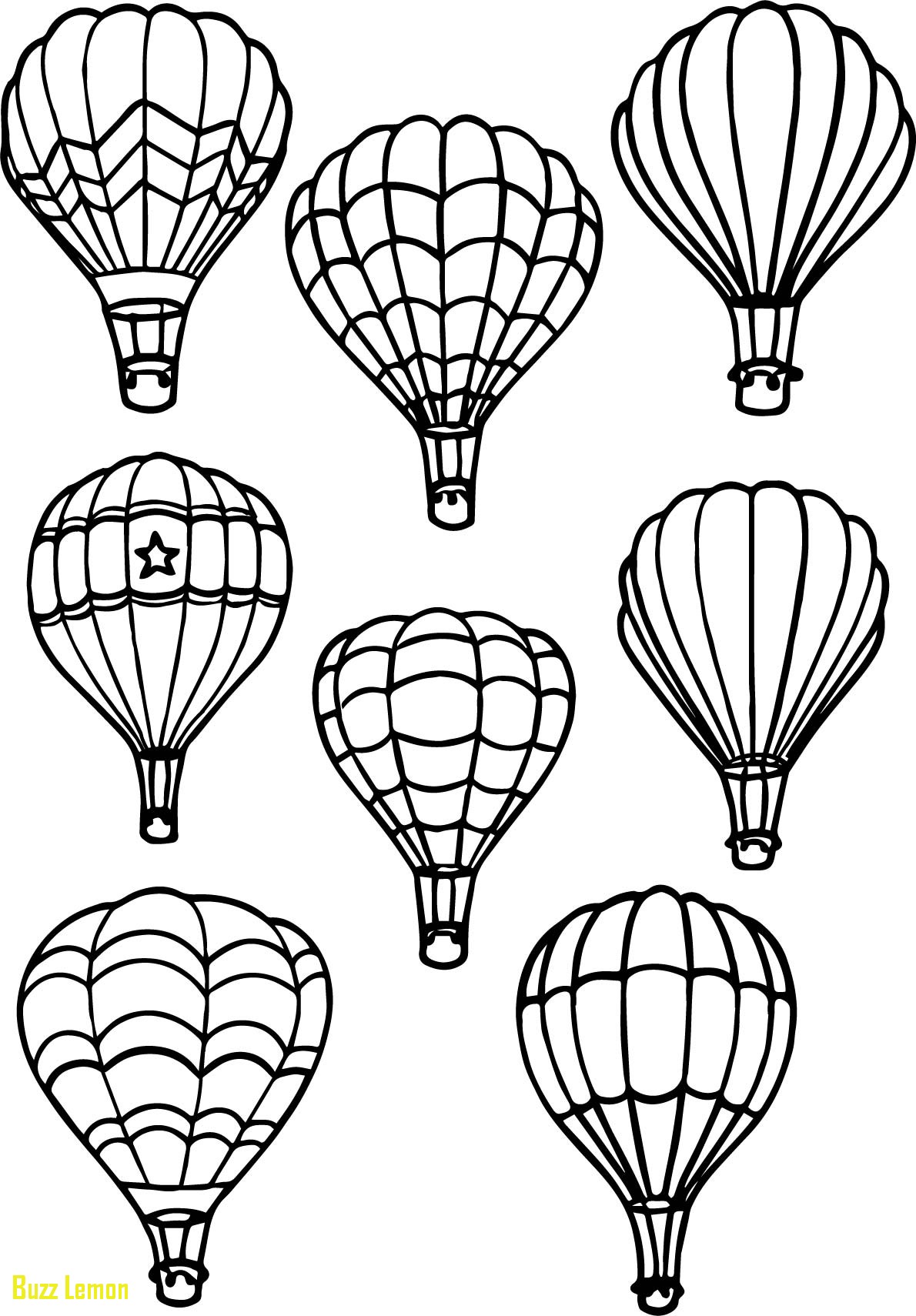 1190x1710 Coloring Page Hot Air Balloon Awesome All Air Balloon Coloring