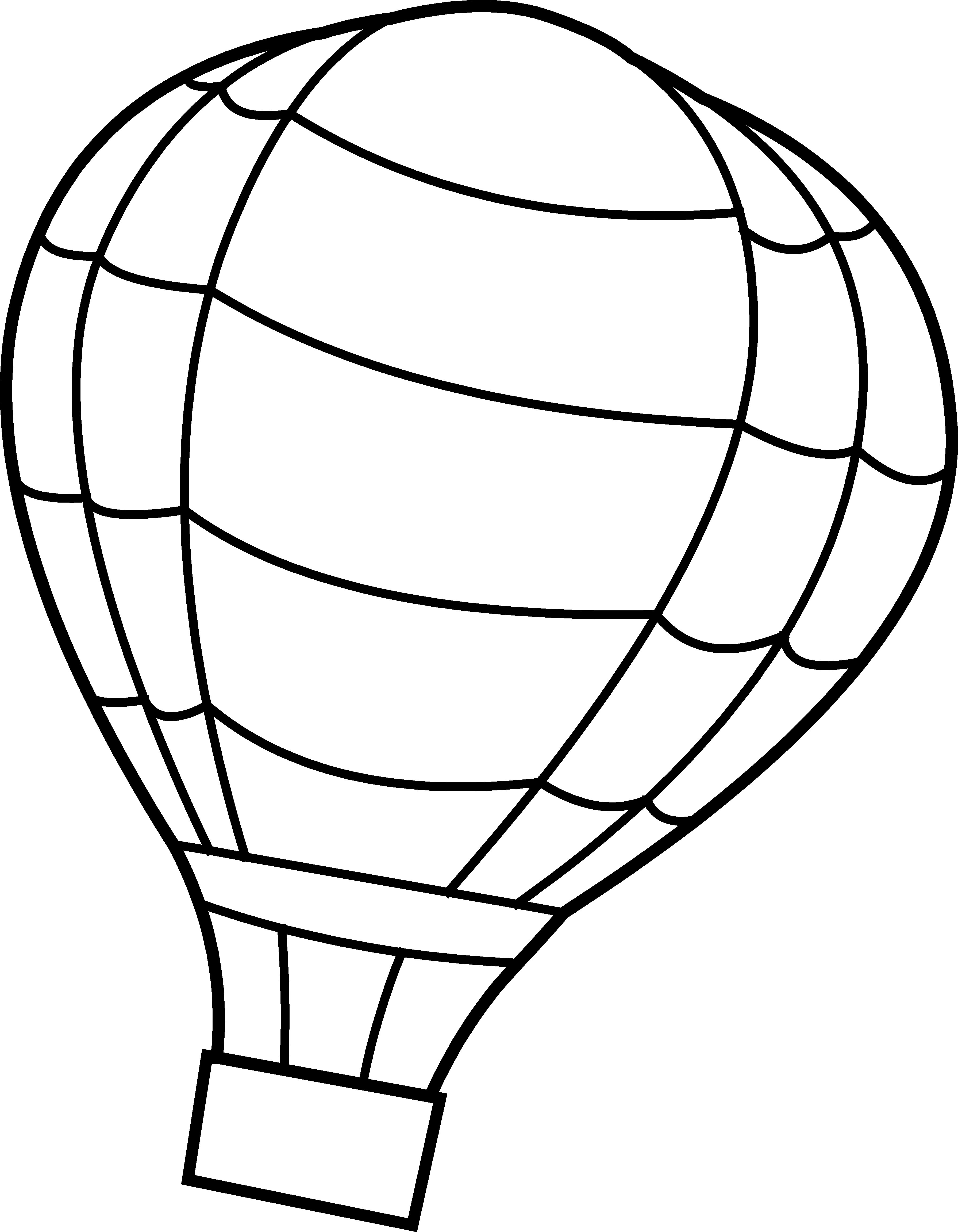 3583x4606 Hot Air Balloon Coloring Pages 6