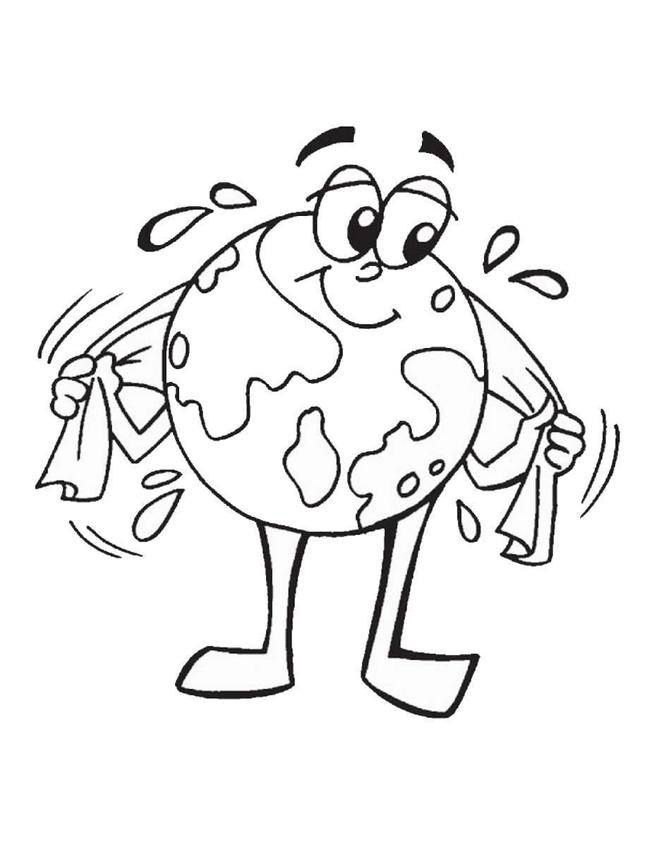 927x1200 Earth Day Coloring Pages