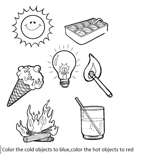 481x512 Hot Or Cold Activity Worksheets For Preschool Crafts