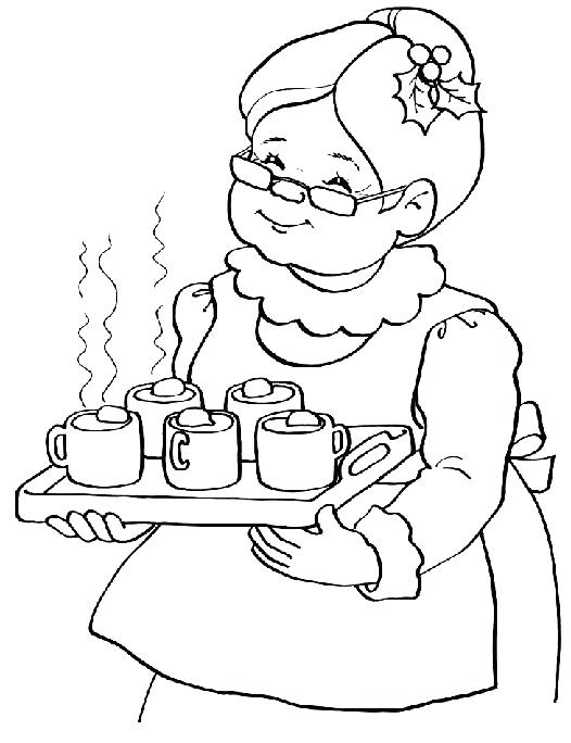 526x684 Coloring Pages Embroidery Hot Chocolate Colouring Page