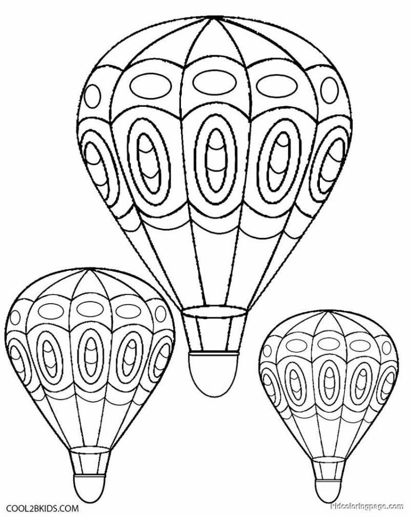 800x1008 Hot Air Balloon Coloring Pages 14