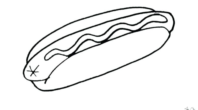 671x375 Hot Dog Coloring Pages Hot Dog Coloring Pages Hot Dog Coloring