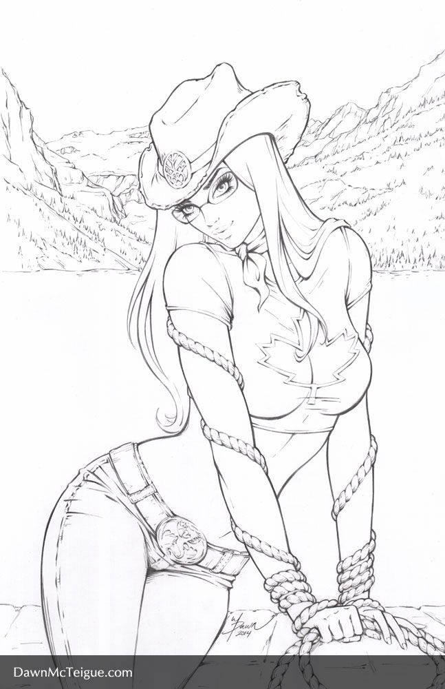 Hot Girl Coloring Pages