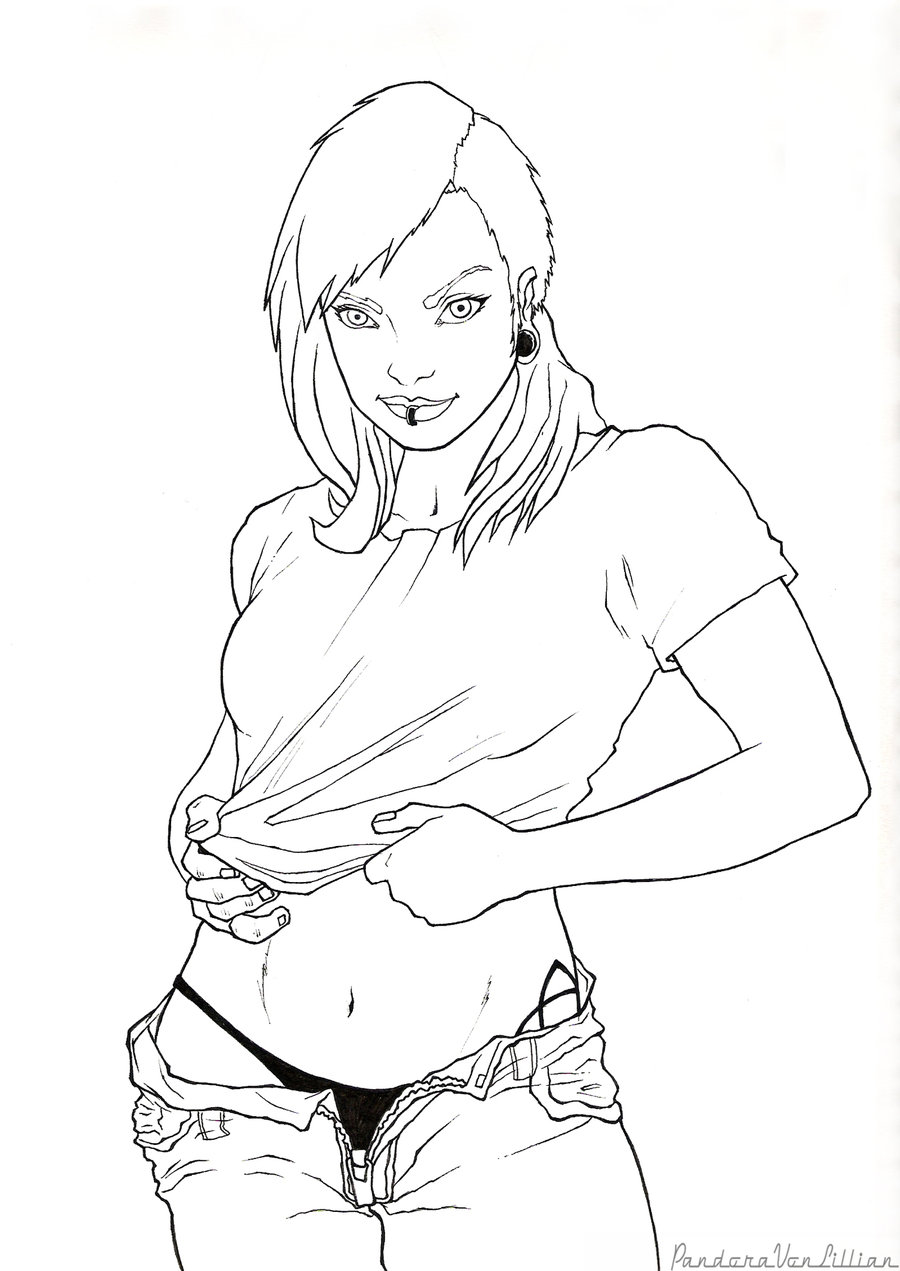 900x1271 Girl Face. Vintage Pin Up Girl Coloring Pages Bing Images. Hot