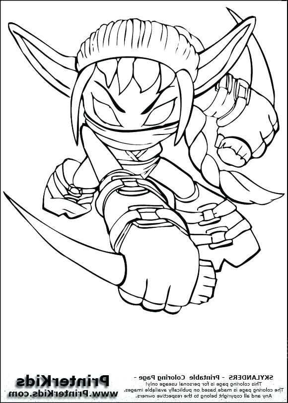 580x812 Skylanders Giant Coloring Pages Skylander Giants Color Pages