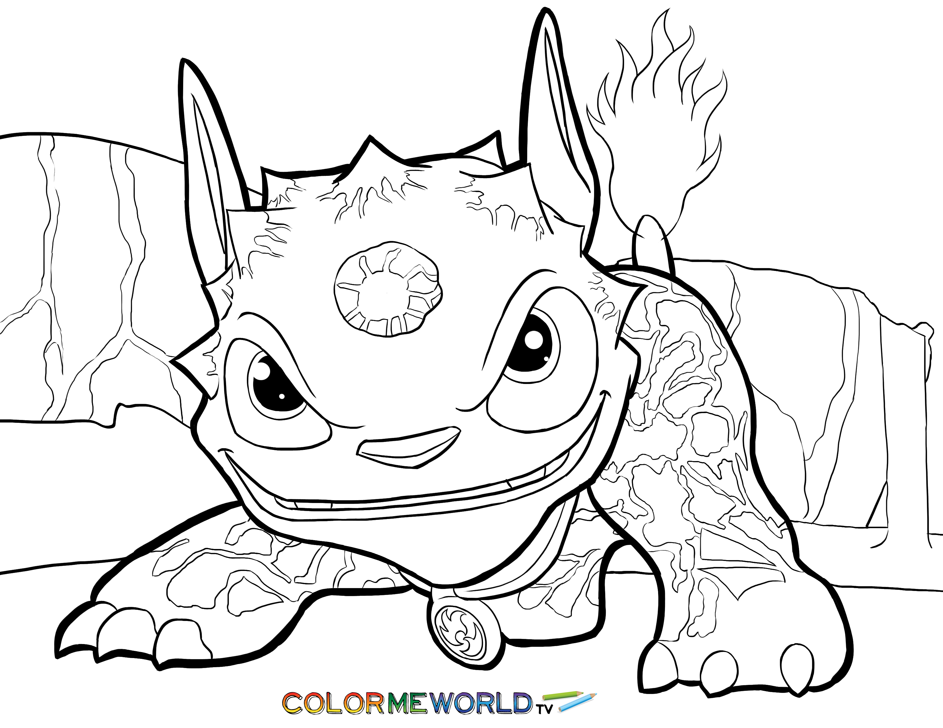 3300x2550 Skylanders Hot Dog Coloring Page Hot Dog Free Color Page, Download