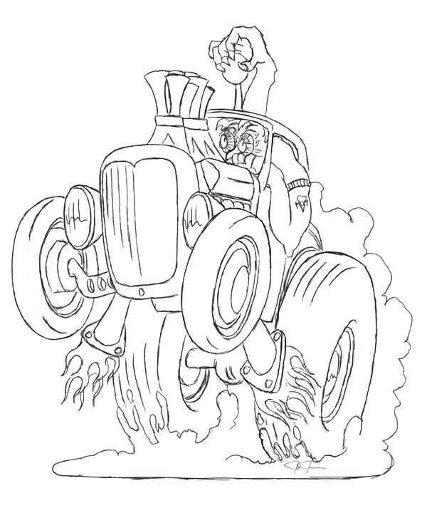 600x713 Hot Rod Coloring Pages Inspiional Hot Rod Coloring Pages To Print
