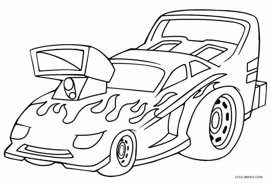 888x606 Printable Hot Wheels Coloring Pages For Kids Cool2bkids Car