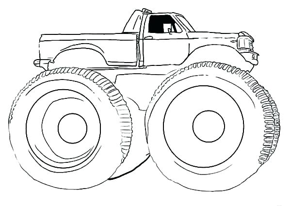 600x425 Maximum Destruction Monster Truck Coloring Pages Color Page Jam