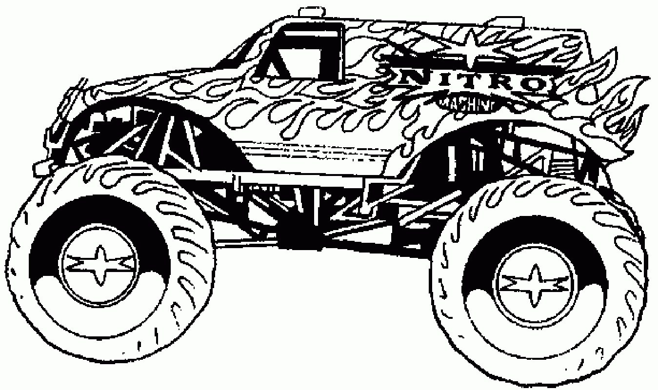 Hot Wheels Printable Coloring Pages