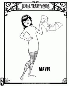236x295 Coloring Page Hotel Transylvania 3 Kids N Fun Printable Art
