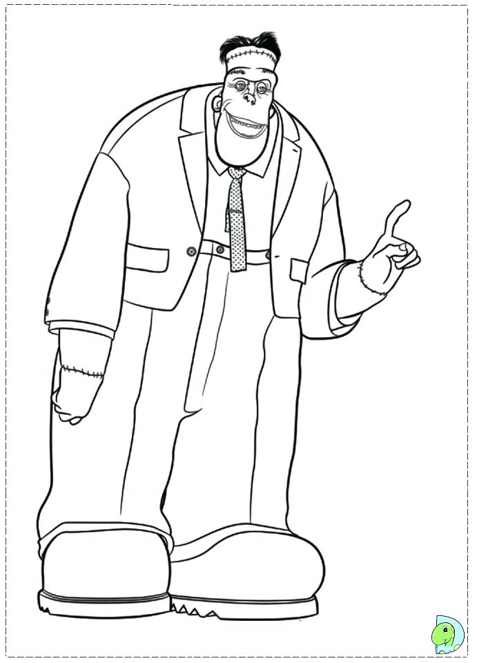 691x960 Frankenstein Coloring Page Coloring Pages Coloring Hotel Scary