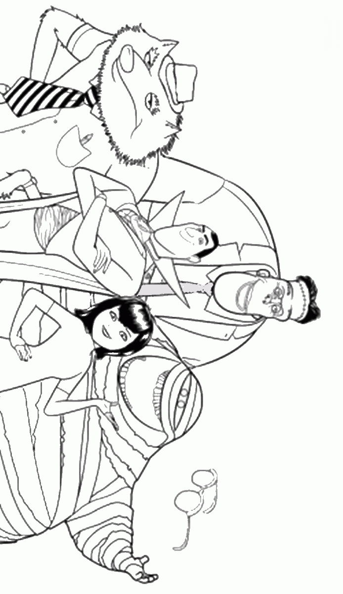 694x1200 New Hotel Transylvania Coloring Pages Collection Printable