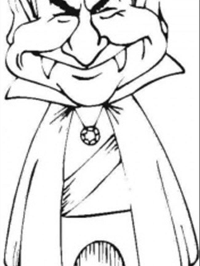650x864 Dracula Minion Coloring Pages Hotel Transylvania Free Count