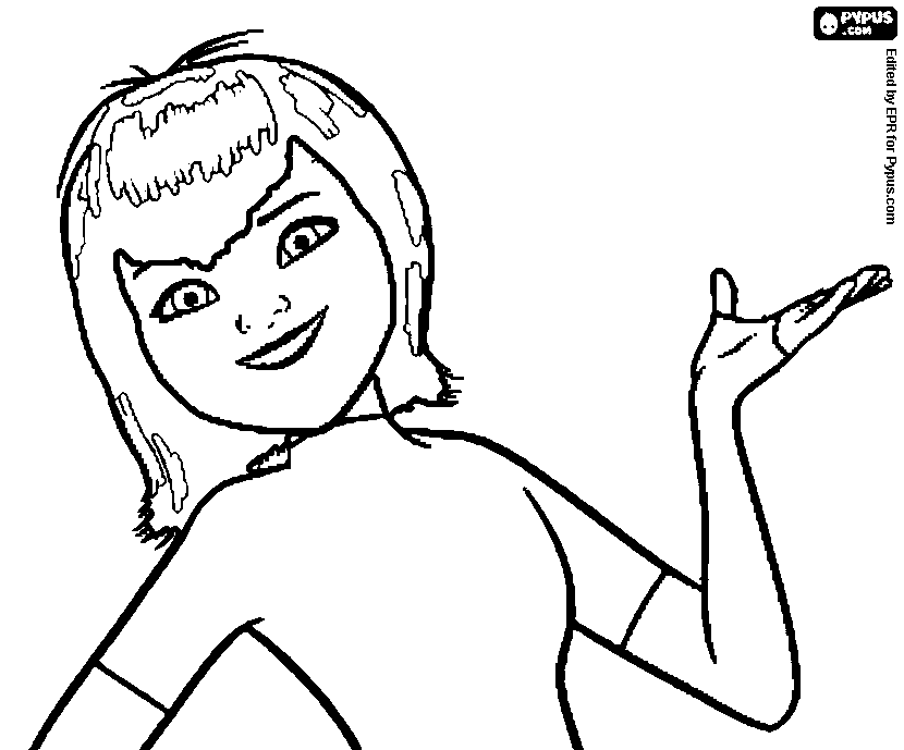 830x689 Hotel Transylvania 2 Mavis Coloring Pages