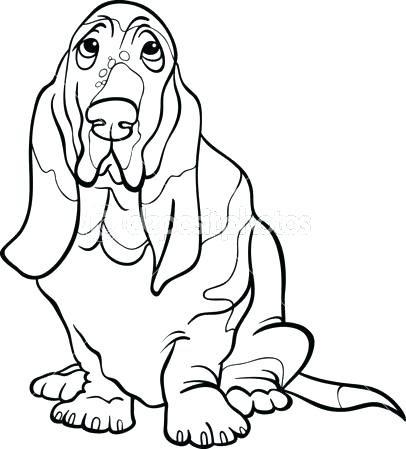 Hound Dog Coloring Pages